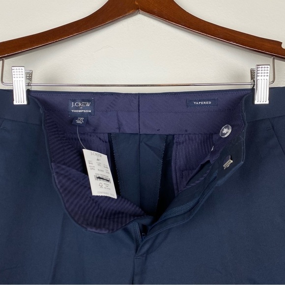 J. Crew Men's Slim-Fit Thompson Chino Suit Pants Navy Size 30x32 NWT - Picture 8 of 12
